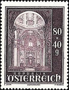 Briefmarke Salzburger Dom