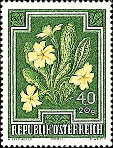 Briefmarke Schlüsselblume