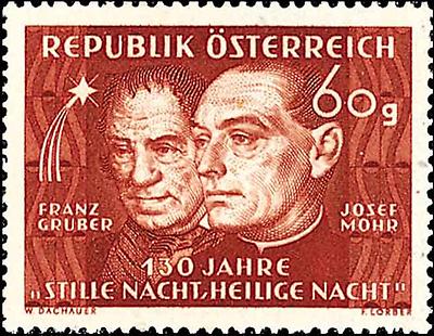 Briefmarke Stille Nacht