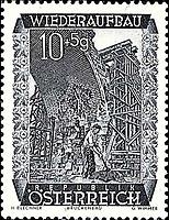 Briefmarke Brückenbau