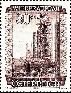 Briefmarke Erdöl