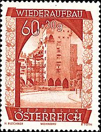 Briefmarke Wohnbau