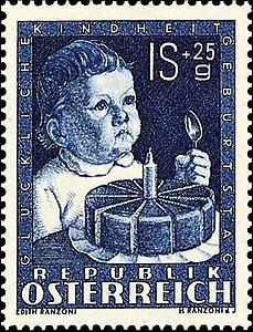 Briefmarke Geburtstag