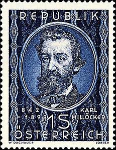 Briefmarke Karl Millöcker