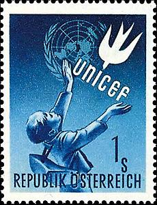 Briefmarke Unicef