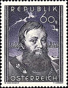 Briefmarke Andreas Hofer