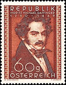 Briefmarke Moritz Daffinger