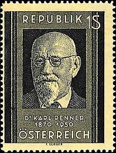 Briefmarke Dr. Karl Renner