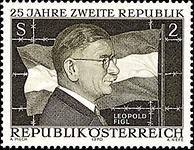 Briefmarke: 25 Jahre zweite Republik