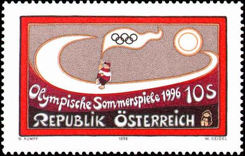 Olympische Sommerspiele 1996 Briefmarken Kunst und Kultur im