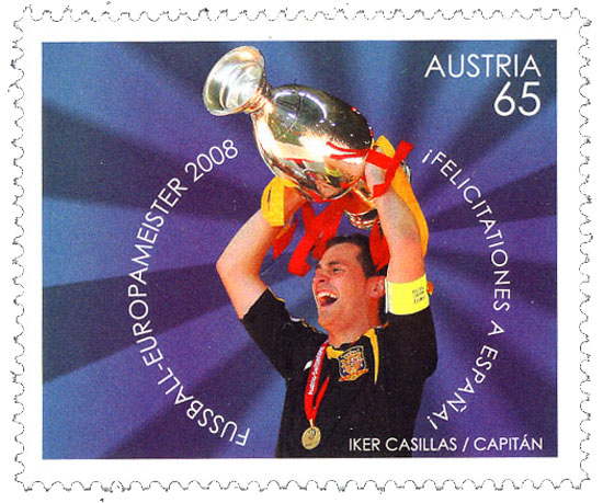 Fußball EM 2008 2008 Briefmarken Kunst und Kultur im AustriaForum