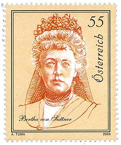 Briefmarke, Bertha von Suttner