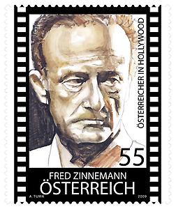 Briefmarke, Fred Zinnemann