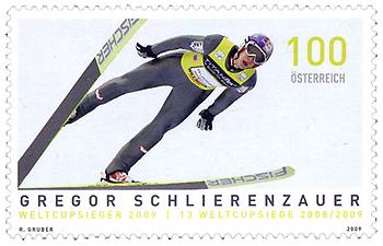 Briefmarke, Gregor Schlierenzauer