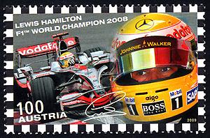 Briefmarke, Lewis Hamilton