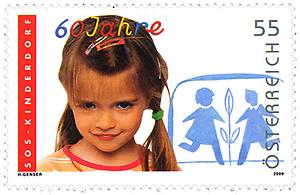 Briefmarke, SOS Kinderdorf
