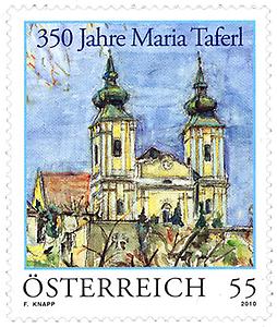 Briefmarke, 350 Jahre Maria Taferl
