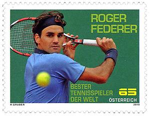 Briefmarke, Roger Federer