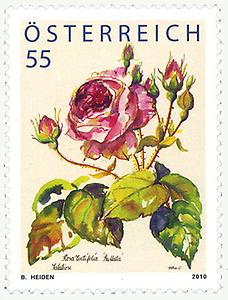 Briefmarke, Rose