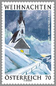 Briefmarke, Advent 2011 - St. Quirin