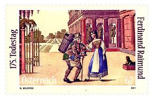 Briefmarke, Ferdinand Raimund