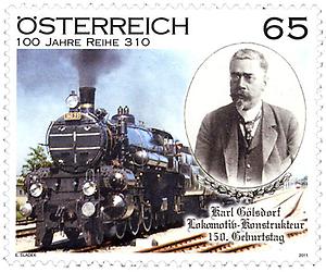 150 Jahre Karl Gölsdorf, © Österreichische Post