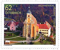 Briefmarke, Wallfahrtskirche Pöllauberg