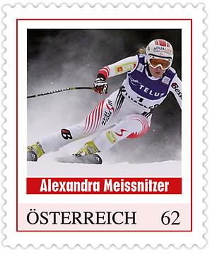 Briefmarke, Alexandra Meissnitzer