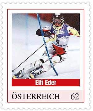Briefmarke, Elfi Eder