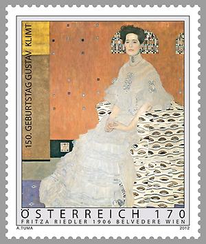 Briefmarke, Gustav Klimt