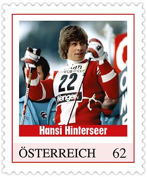 Briefmarke, Hansi Hinterseer