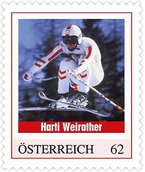 Briefmarke, Harti Weirather