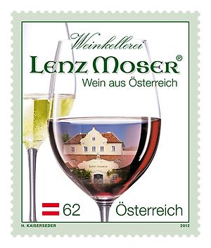 Briefmarke, Lenz Moser