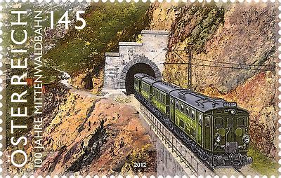 Briefmarke, Mittenwaldbahn