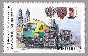 Briefmarke, Raaberbahn