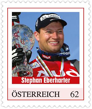 Briefmarke, Stephan Eberharter