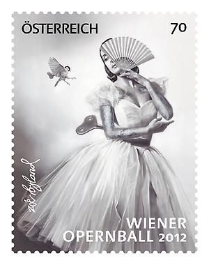 Briefmarke, Wiener Opernball 2012