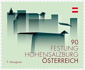 Briefmarke, Festung Hohensalzburg