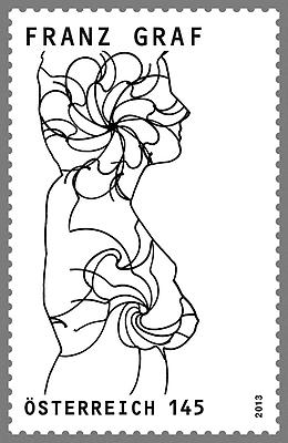 Briefmarke, Franz Graf - E.V.A.