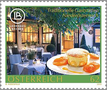 Briefmarke, Landhaus Bacher
