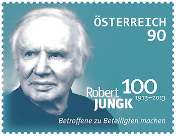 Briefmarke, Robert Jungk