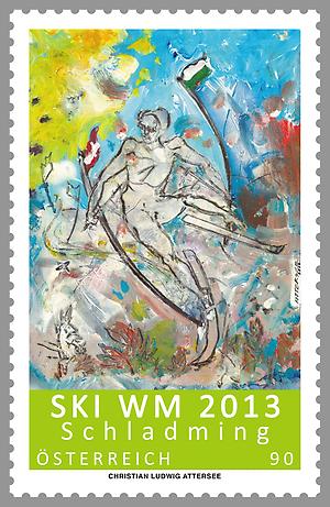 Briefmarke, Ski-WM 2013