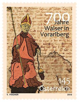 Briefmarke, Walser