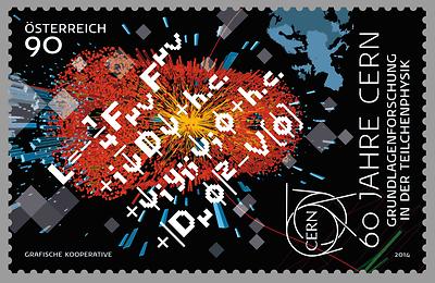 Briefmarke, 60 Jahre CERN