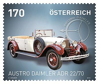 Briefmarke, Austro Daimler ADR 22/70