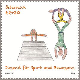 Briefmarke, Jugend für Sport und Bewegung