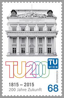 Briefmarke, 200 Jahre Technische Universität Wien
