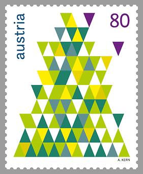 Briefmarke, Tannenbaum