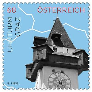 Briefmarke, Uhrturm