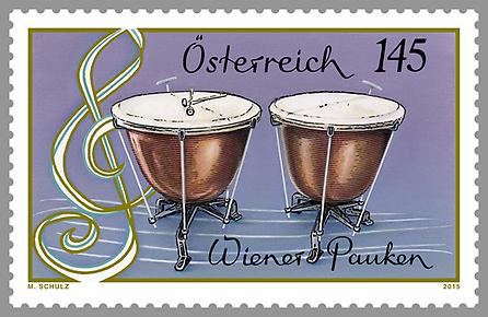 Briefmarke, Wiener Pauken